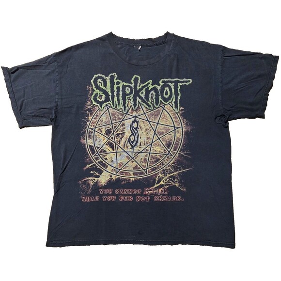 Slipknot Shirt Cannot Kill What You Did Not Create Thrashed XL 2013 Double Sided - Picture 1 of 16